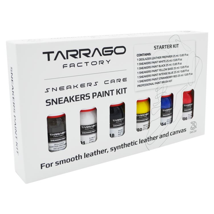 Smooth Leather Shoe Dyeing Kit with 5 Colors - Tarrago Sneakers Paint