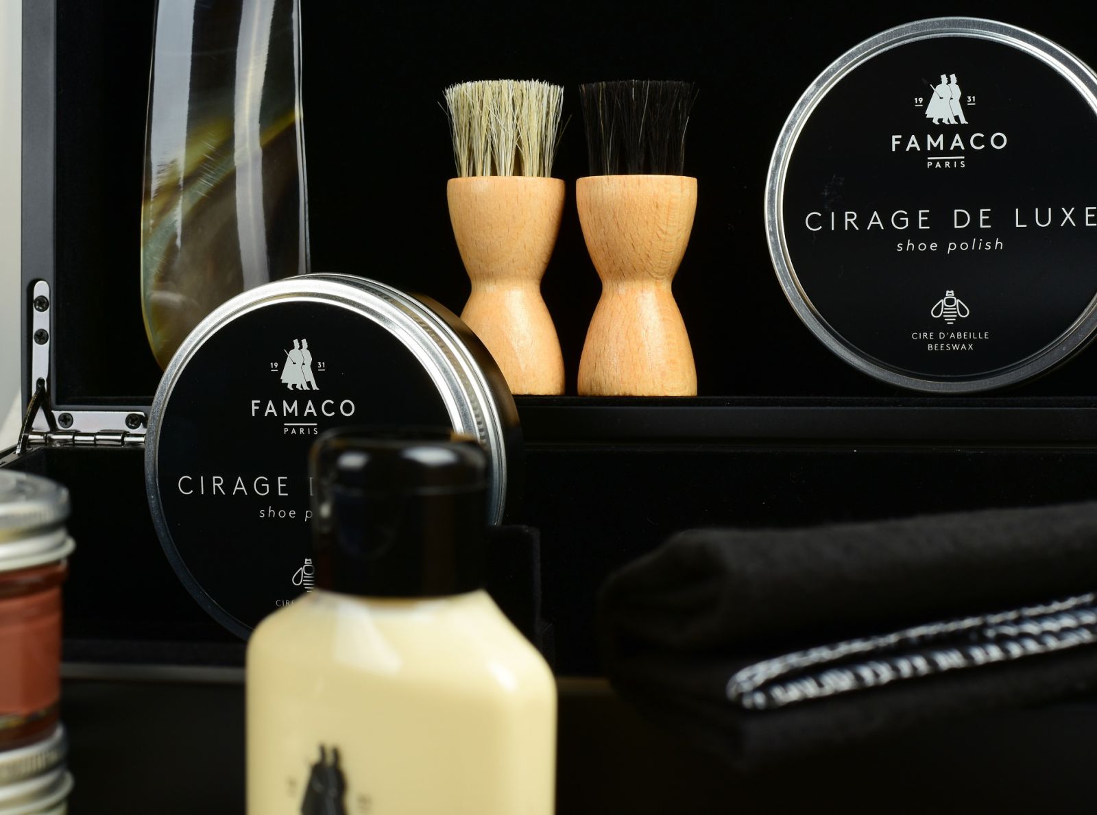 Complete Leather Shoe Renewal Kit - Famaco Paris Coffret Monet