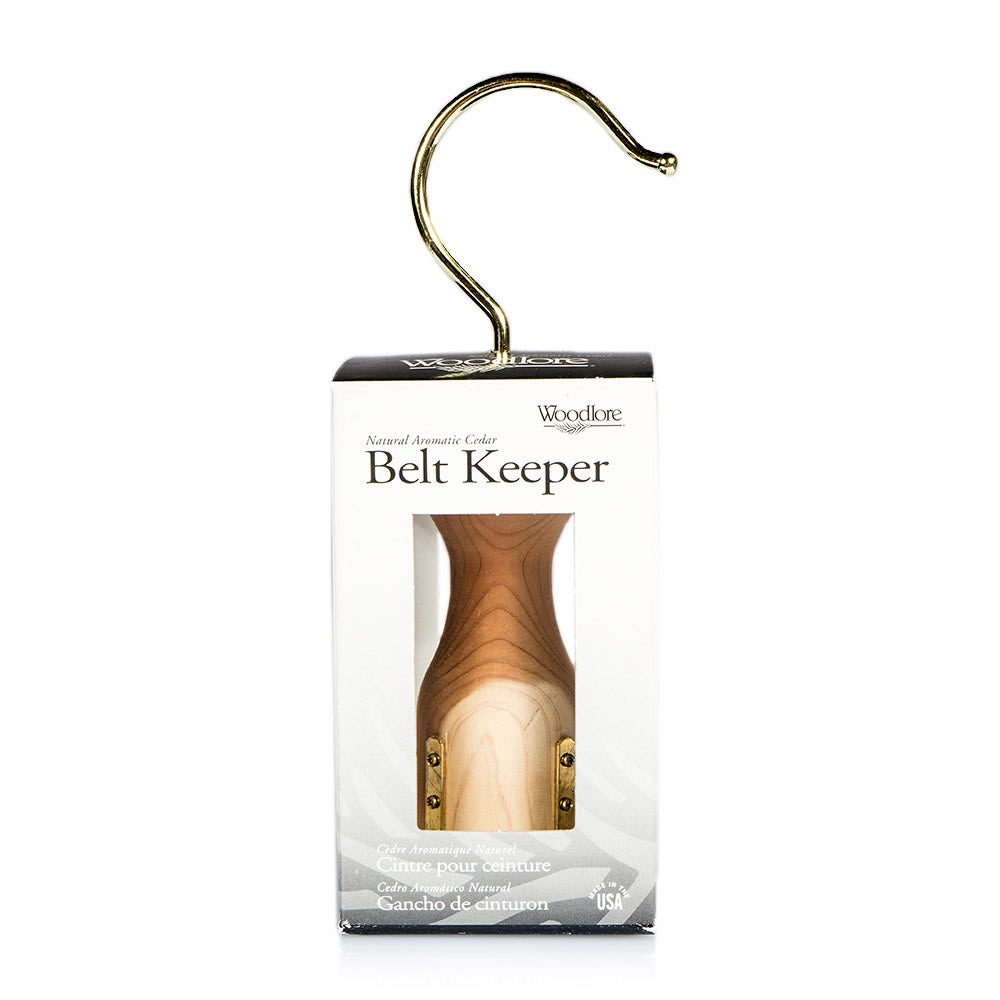 Woodlore Belt Keeper - Aromatic Cedar Wood Belt Hanger