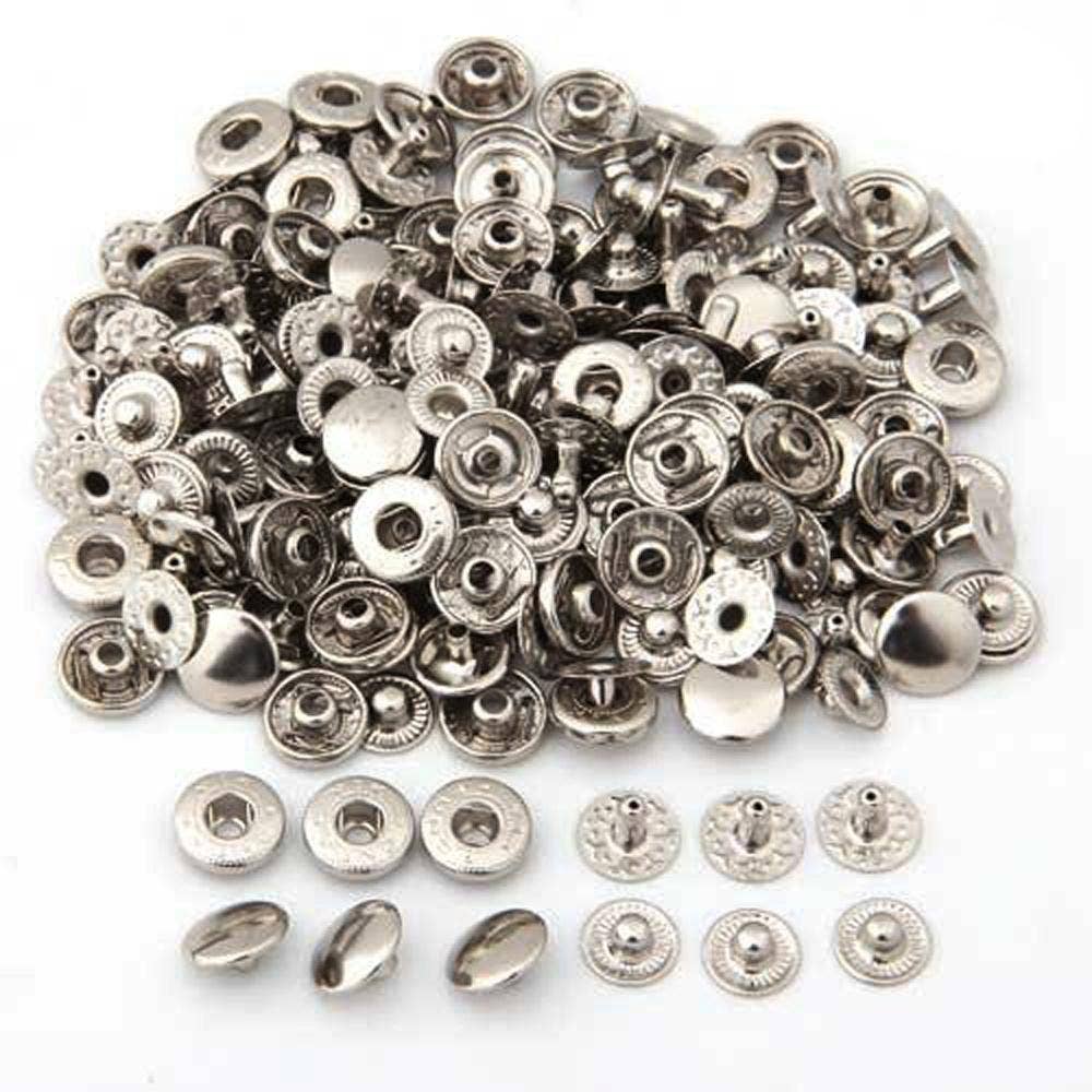 Alfa 2 Automatic Press Studs Diameter 15mm - 100pcs