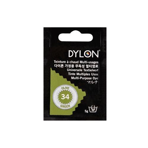 Dye for Cotton Linen Viscose Wool Silk Nylon - Hand or Machine