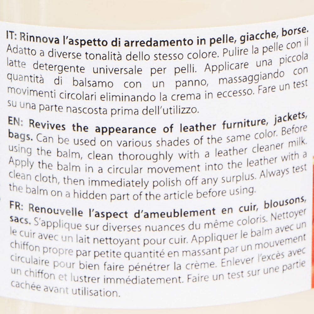 Crema per Rinnovare il Colore dei Sedili Auto in Pelle - Prestige 250ml