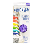 Purple Silicone Elastic Shoelaces - Never Untied Shoes Again