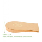 1cm Rigid Heel Lifter to Raise the Heel of Shoes