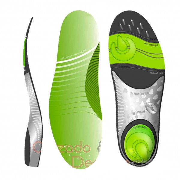 Anatomical Plantar Insoles for Sports Shoes - Prestige Running