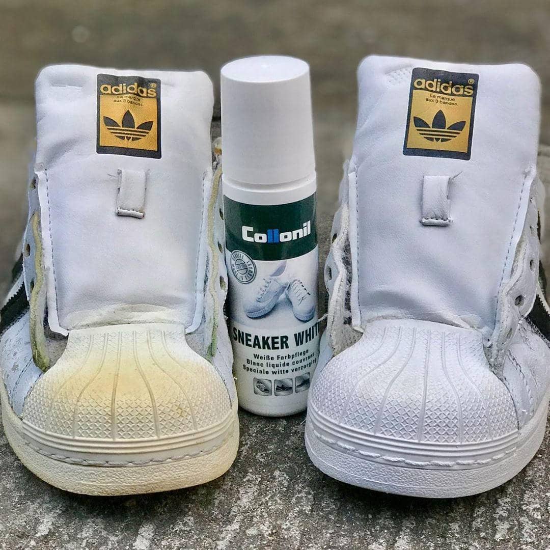 White to Renew White Leather and Fabric Shoes - Combi White