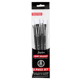 Set di Cinque Pennelli per Tingere le Scarpe - Angelus Paint Brushes
