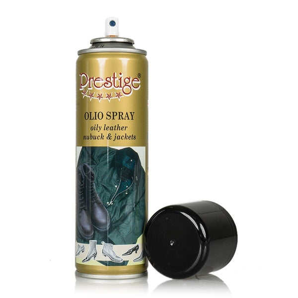 Olio Spray per la Cura e il Mantenimento di Pelli Grasse e Cuoio - Prestige