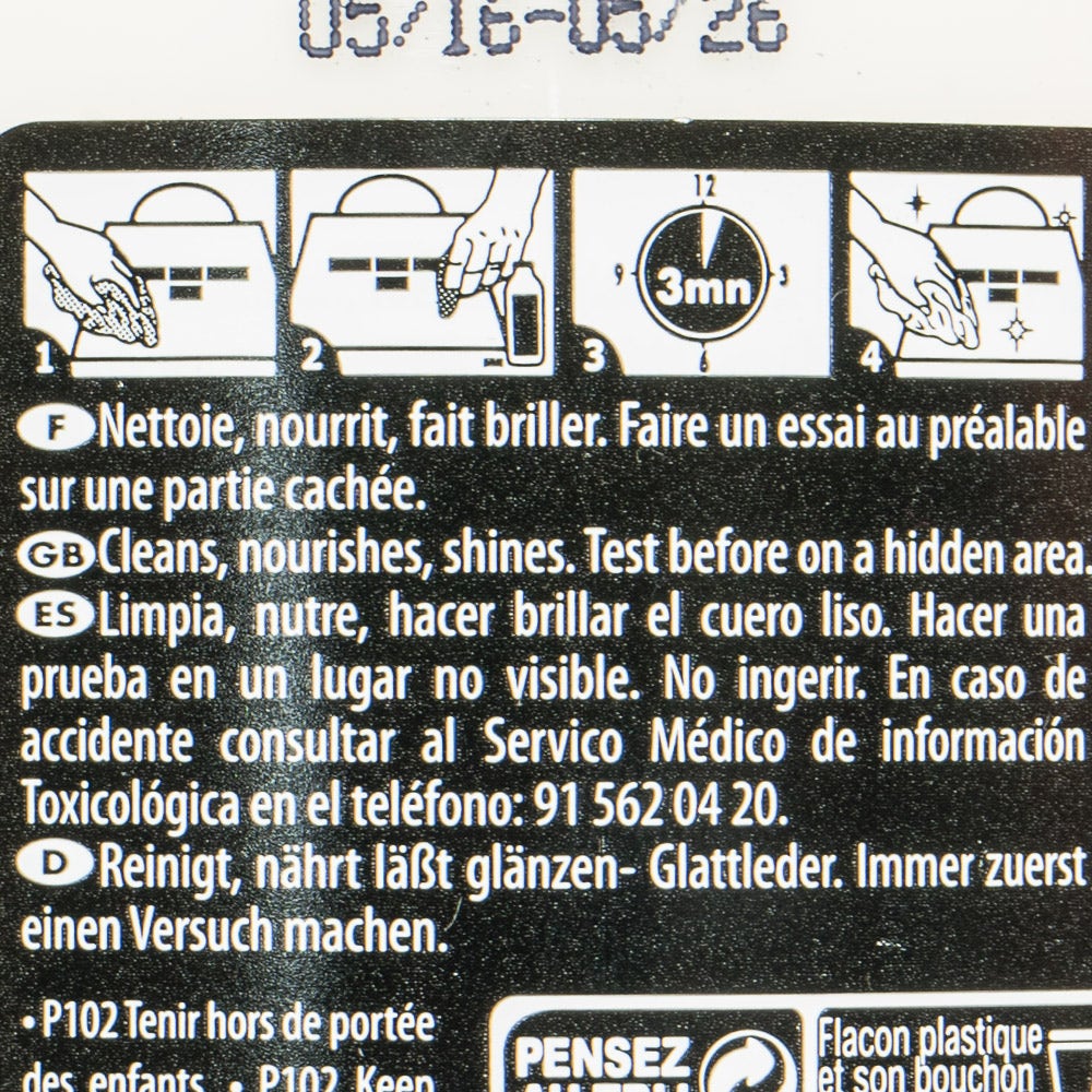 Olio di Visone Nutriente per Scarpe e Accessori in Pelle Liscia - Saphir Medaille D'Or