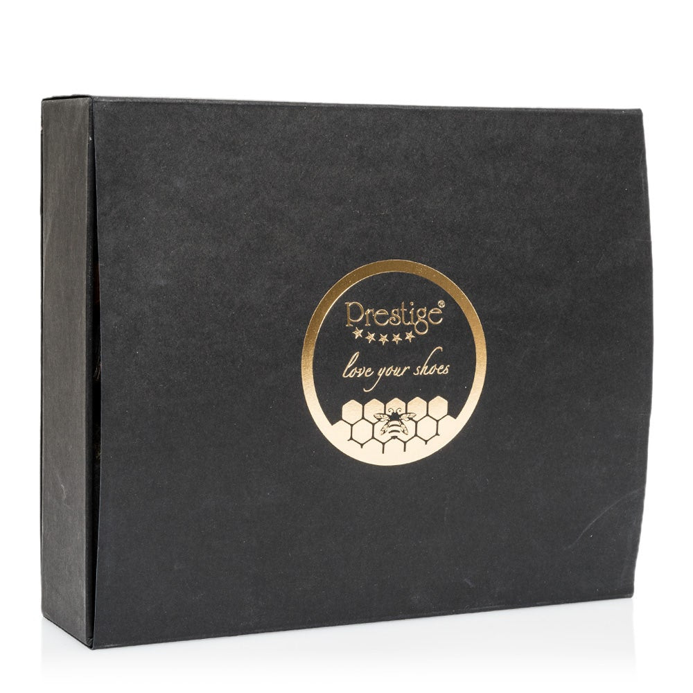 Complete Leather Shoe Cleaning Set Gift Box - Prestige Box Polishes and Brushes