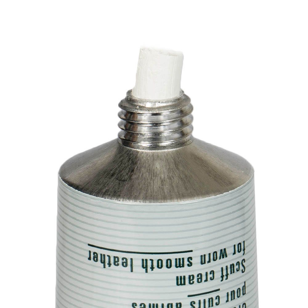 Crema Bianca per Scarpe in Pelle copre Graffi e Rinnova il Colore - Applicatore Omaggio