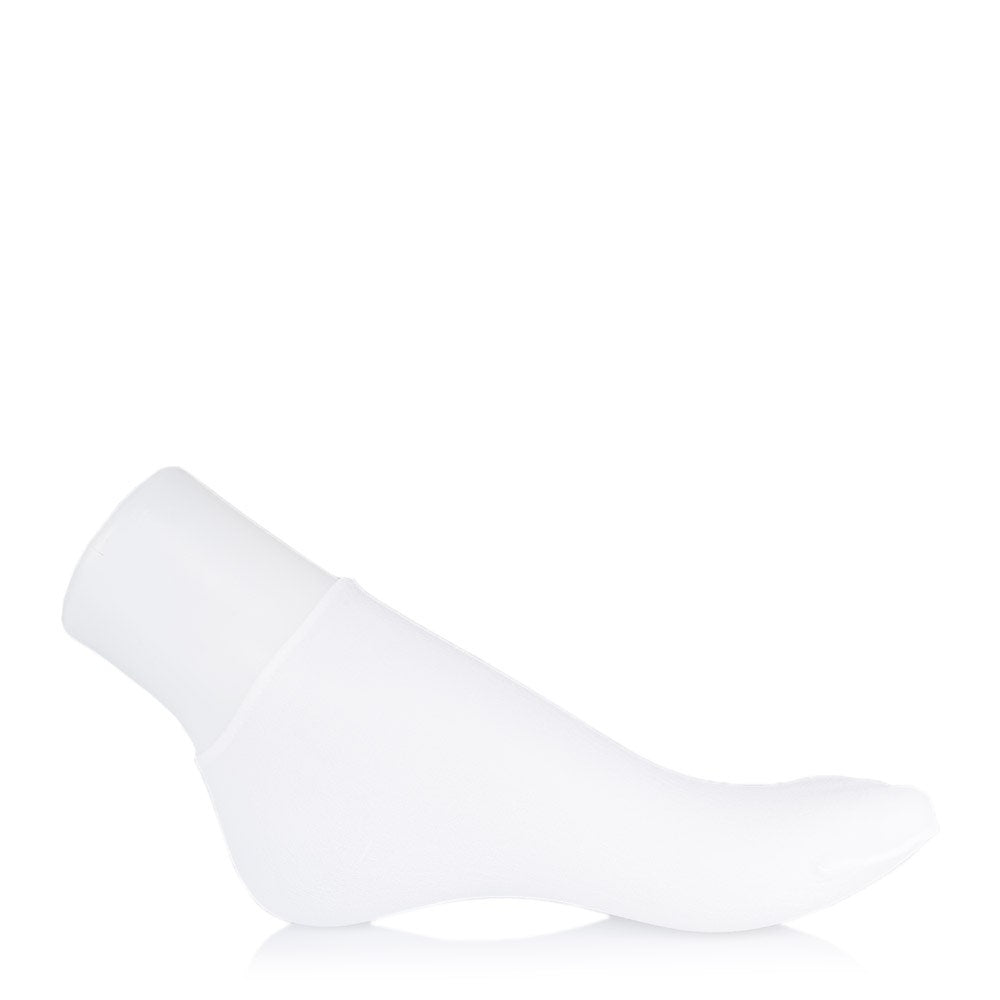 Disposable Socks for Shops - 144 pcs White Disposable Nylon