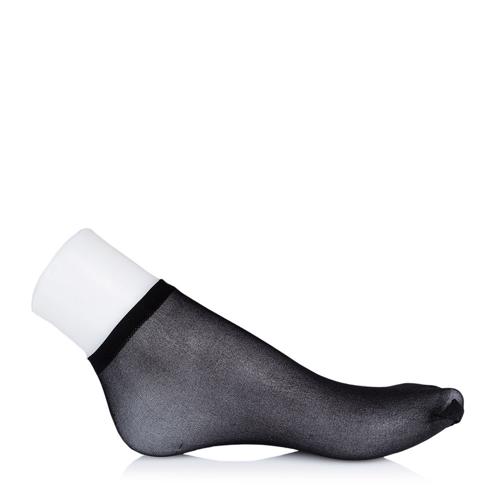 Disposable Socks for Shops - 144 pcs Black Nylon Disposable