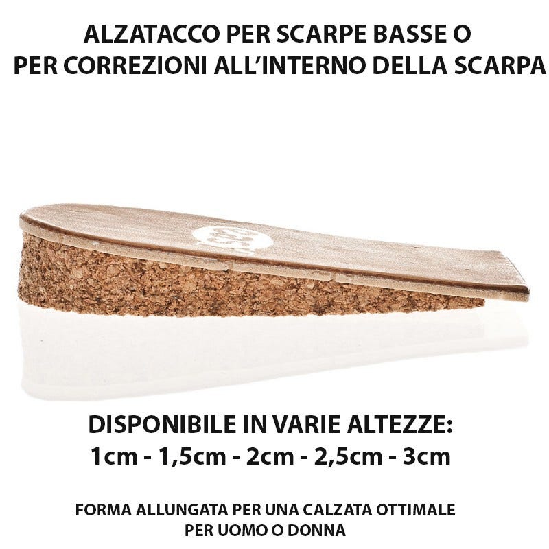 2.5cm Rigid Heel Lifter to Raise the Heel of Shoes