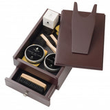 Complete Fine Wood Box for Renewing Leather Shoes - Famaco Paris Pied Cireur