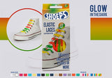 Glow Dark Mix Silicone Elastic Shoelaces - No More Untied Shoes