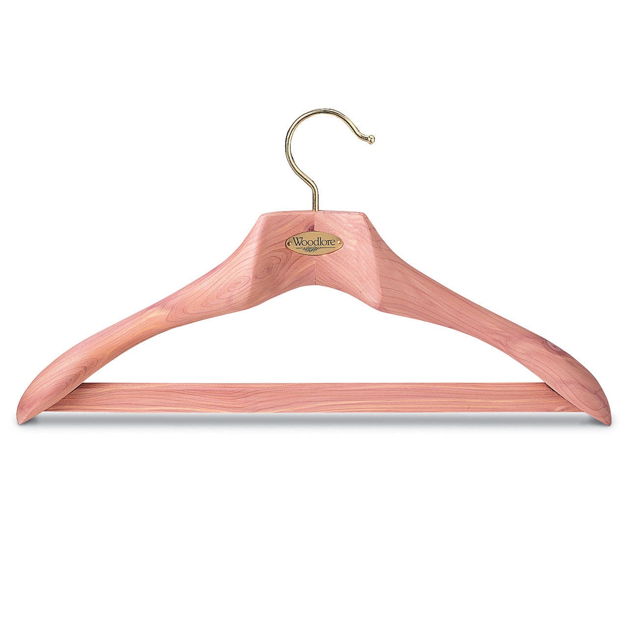 Woodlore Contoured Hanger - Fine Cedar Wood Clothes Hanger