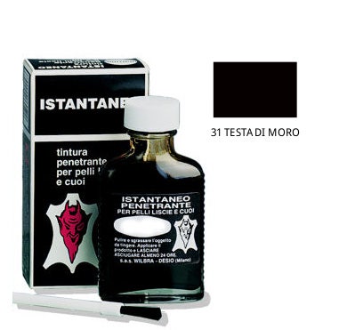 Tintura Marrone Scuro per Pelle e Cuoio - Scarpe Borse e Accessori 50ml