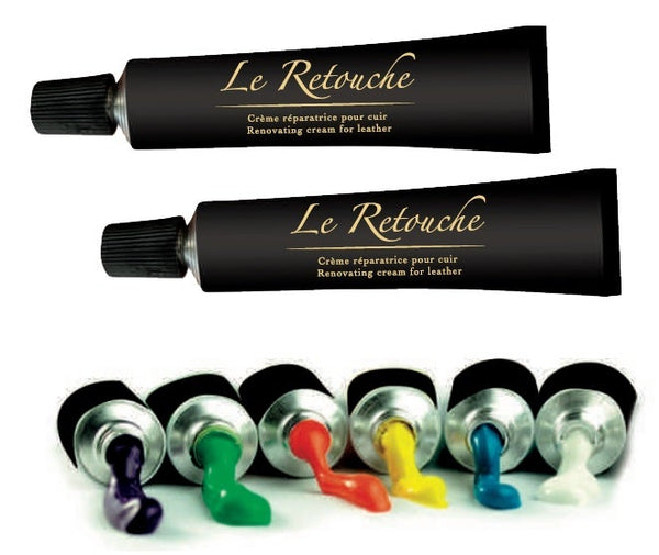 crema coprente ripara graffi su scarpe in pelle tan le retouche