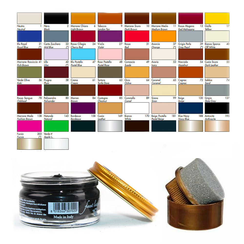 Leather Shoe Polish with Free Applicator - Prestige Shoe Cream