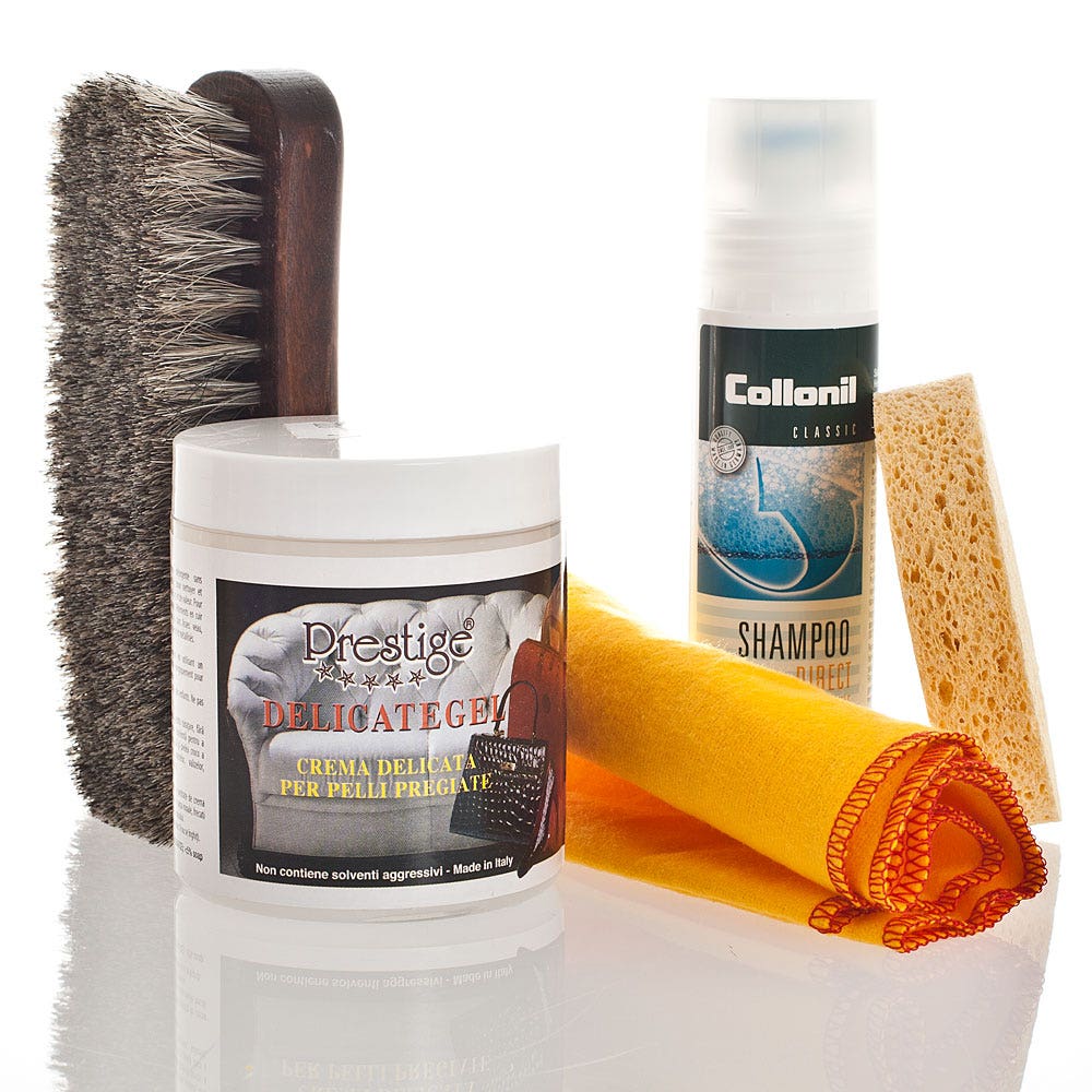 Complete Set for Cleaning Smooth Leather Shoes - Shoe Care