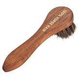 Clear Polish Brush for Leather Shoes - Non-Scratch Horsehair