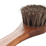 Clear Polish Brush for Leather Shoes - Non-Scratch Horsehair