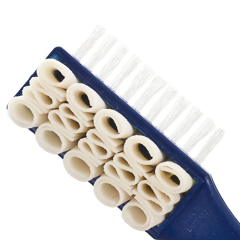 Suede and Nubuck Shoe Cleaning Brush - Made of Para Rubber