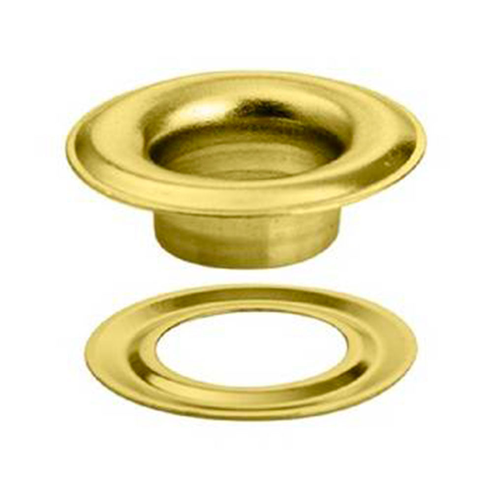 100 Pieces Gold Brass Eyelets Various Sizes for Curtains and Accessories