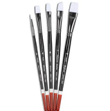 Set di Cinque Pennelli per Tingere le Scarpe - Angelus Paint Brushes