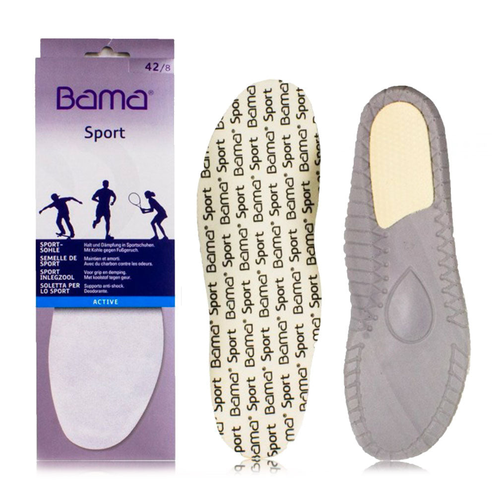 Soft Shock Absorbing Latex Sports Shoe Insoles - Bama Sport