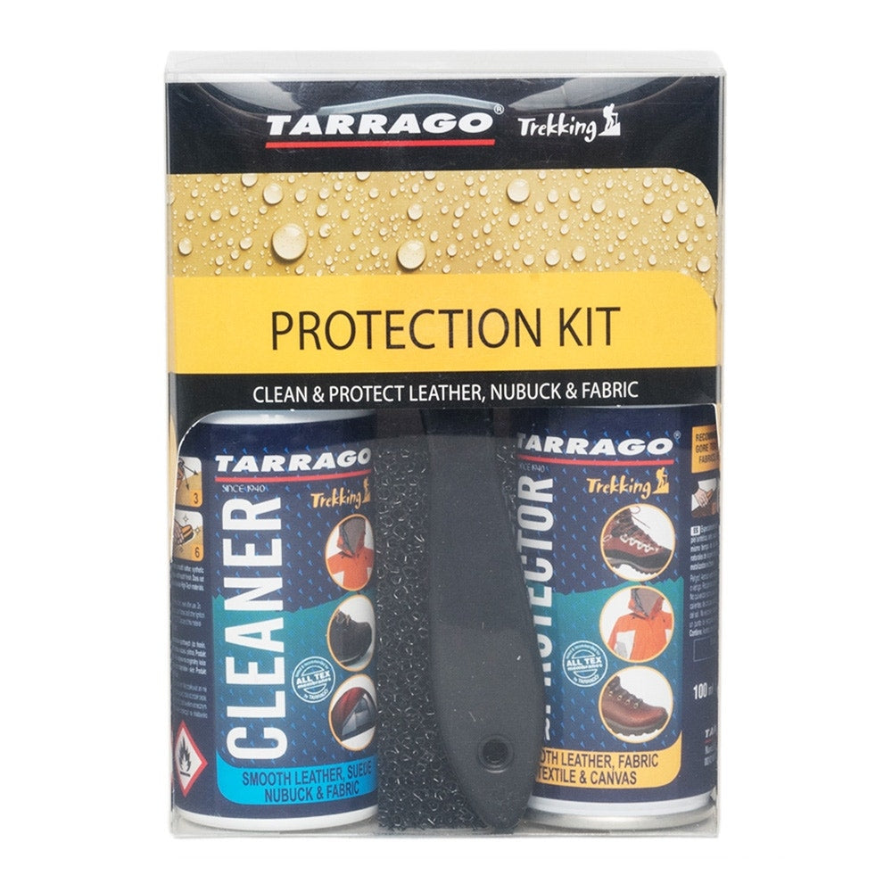 Complete Set for Cleaning and Protecting Leather or Fabric Shoes - tarragò Protection Kit