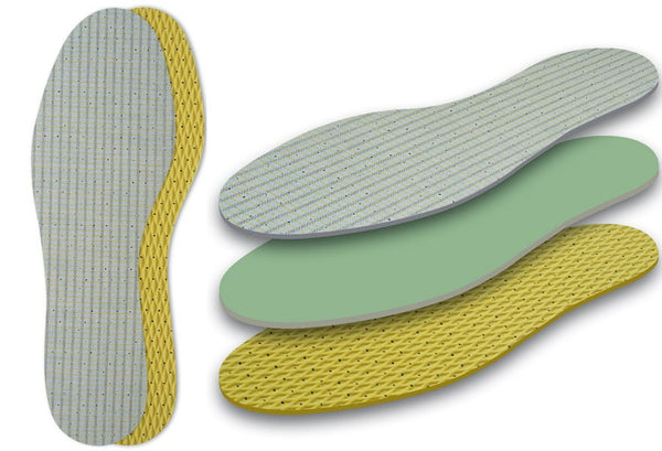 10 PAIA SOLETTE In Pile Per Pantofole Lana Lattice Universale- EUR 26 - Foto 2