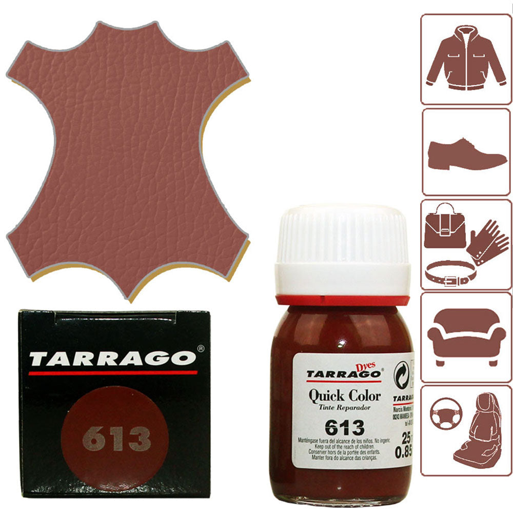 Tintura per Rinnovare il Colore di Scarpe Borse Accessori in Pelle  - Tarragò Quick Color