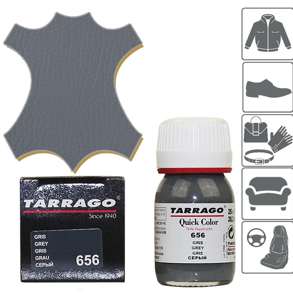 Tintura per Rinnovare il Colore di Scarpe Borse Accessori in Pelle  - Tarragò Quick Color