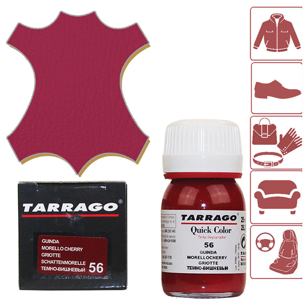 Tintura per Rinnovare il Colore di Scarpe Borse Accessori in Pelle  - Tarragò Quick Color