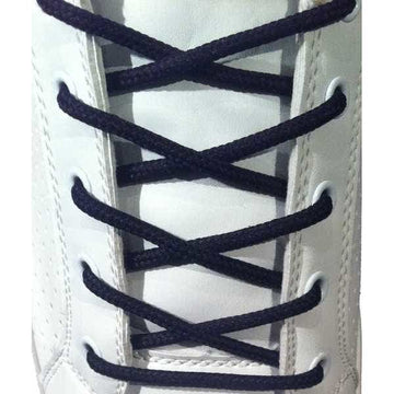Lacci per Scarpe Blu scuro Tondi 4mm - Stringhe in Cotone per Scarpa