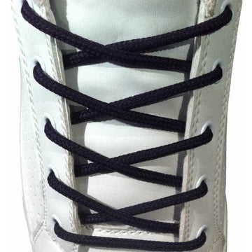 Lacci per Scarpe Neri Tondi - Stringhe varie Misure