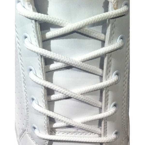 Lacci per Scarpe Bianchi Tondi 4mm - Stringhe in Cotone per Scarpa