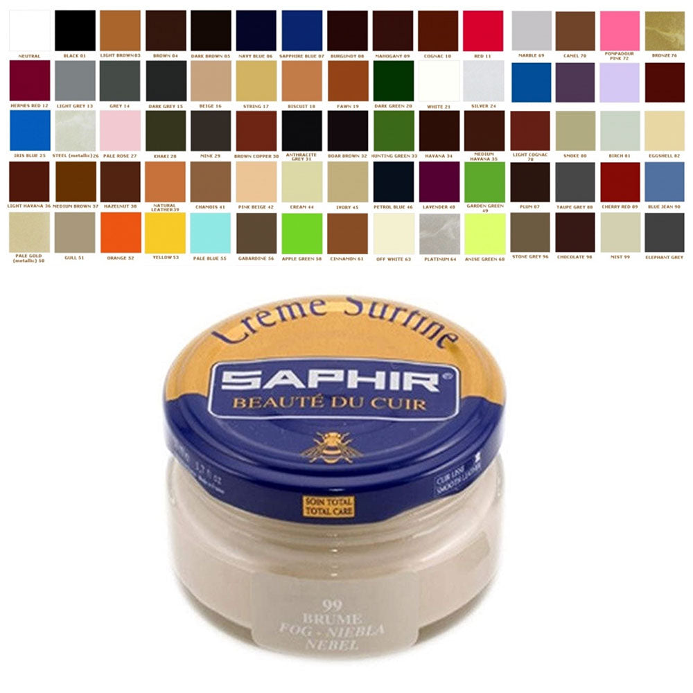Lucido per Scarpe in Pelle Crema Rinnova Colore - Saphir Shoe Cream