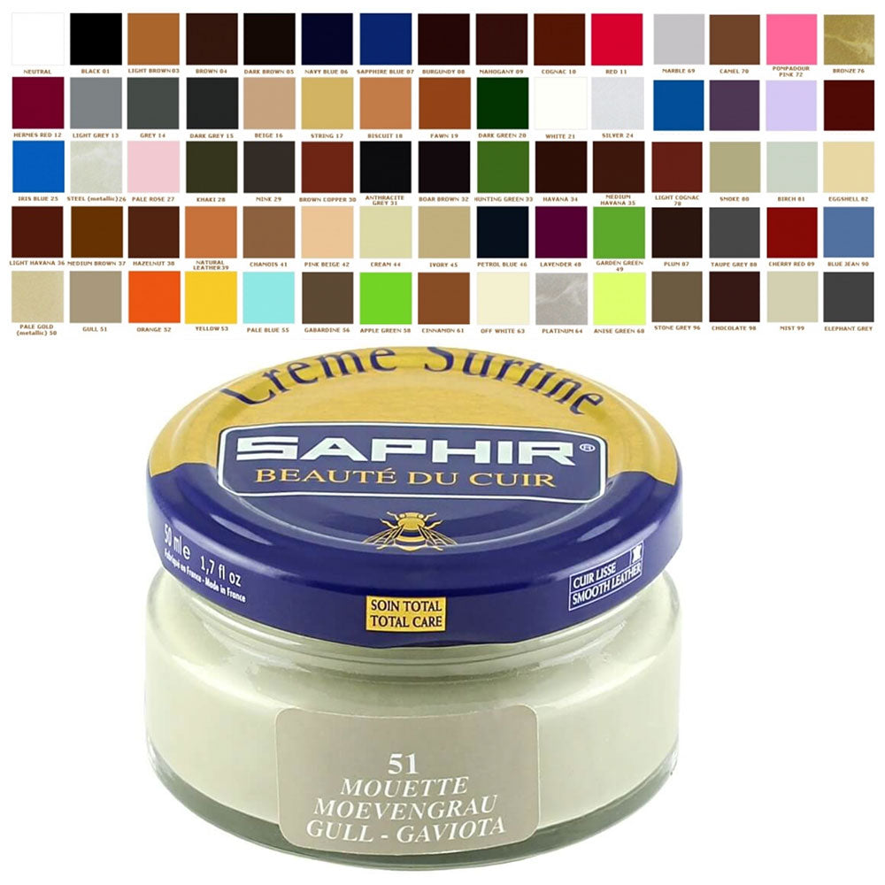 Lucido per Scarpe in Pelle Crema Rinnova Colore - Saphir Shoe Cream