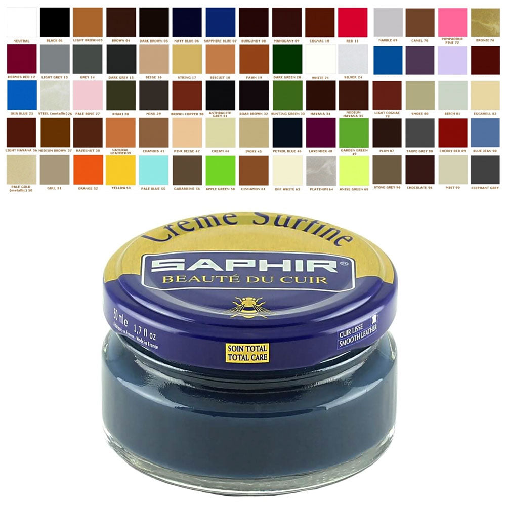 Lucido per Scarpe in Pelle Crema Rinnova Colore - Saphir Shoe Cream