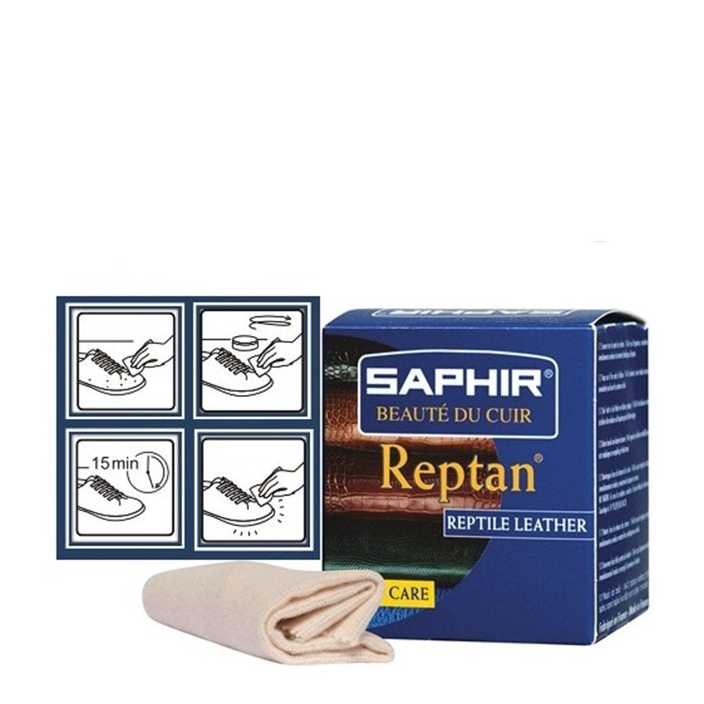 Crema per Rinnovare e Nutrire Pellami di Rettile Coccodrillo e Pitone - Saphir Reptan