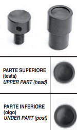 Punch for Press or Pliers for Mounting Rivets Double Head Rivets 7-8mm Size 033