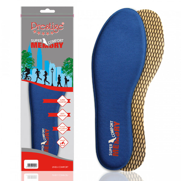 Memory Foam Insoles for Men and Women Shoes - Prestige super Comfort Shock Absorbing