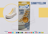 Yellow Silicone Elastic Shoelaces - Never Untied Shoes Again