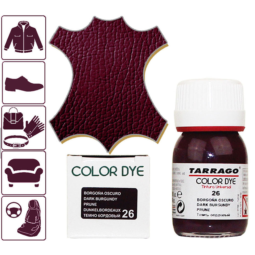 Leather Dye Eco Leather and Canvas - Renew or Change Color to Shoes Bags and Accessories