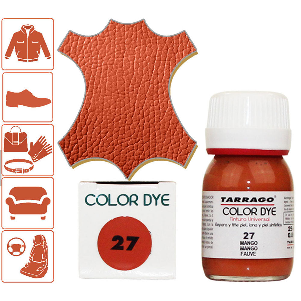 Leather Dye Eco Leather and Canvas - Renew or Change Color to Shoes Bags and Accessories