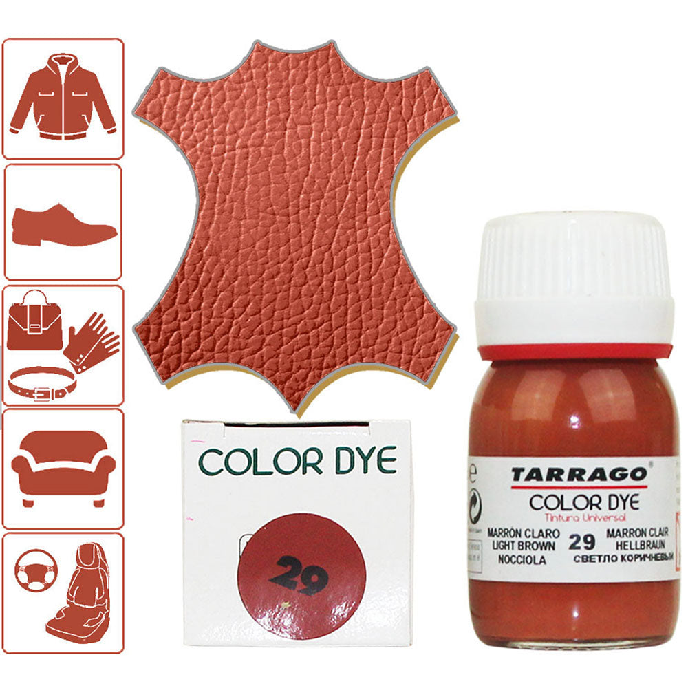 Leather Dye Eco Leather and Canvas - Renew or Change Color to Shoes Bags and Accessories