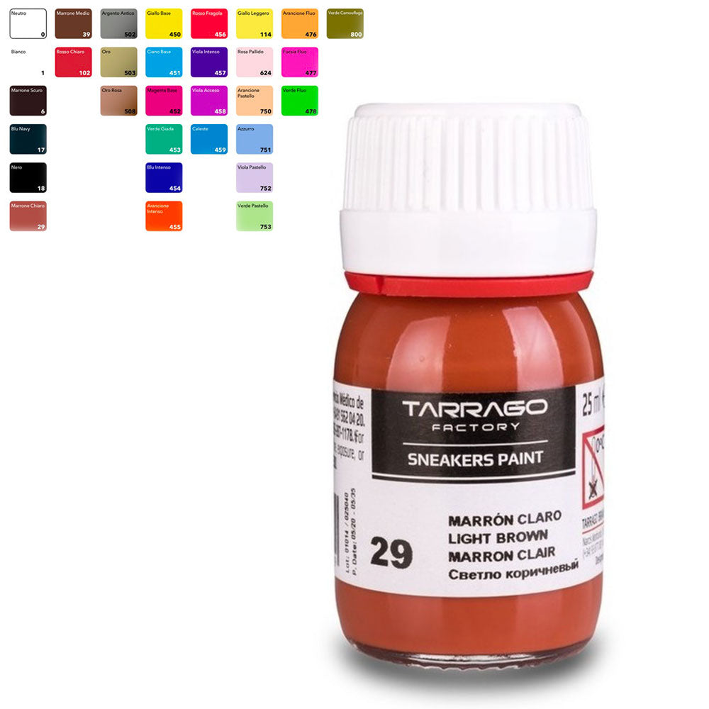Tintura per Tingere Colorare e Dipingere le Scarpe in Pelle - Tarrago Sneakers Paint